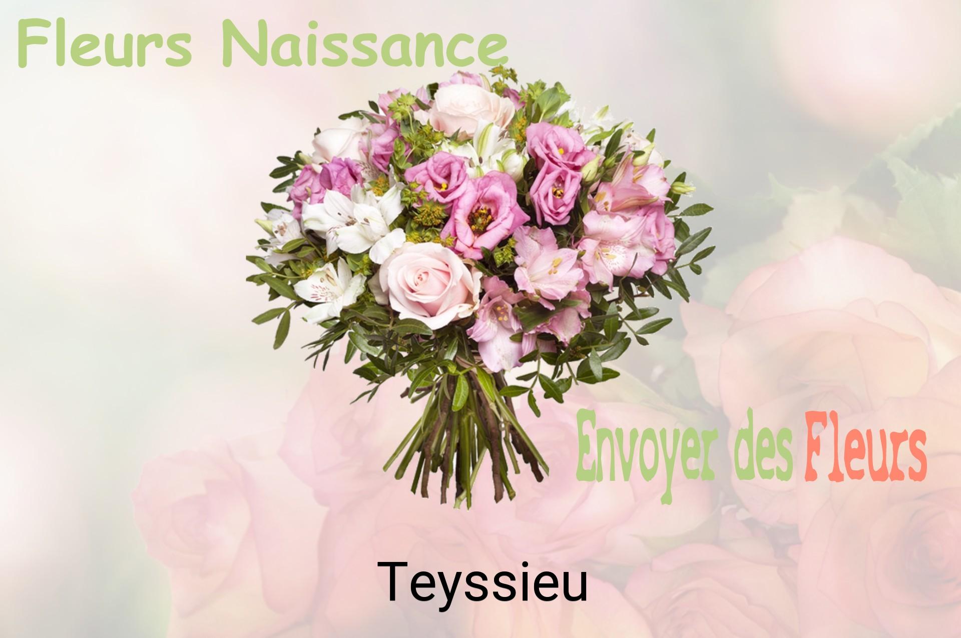 Bouquet de fleurs de naissance livré à Teyssieu